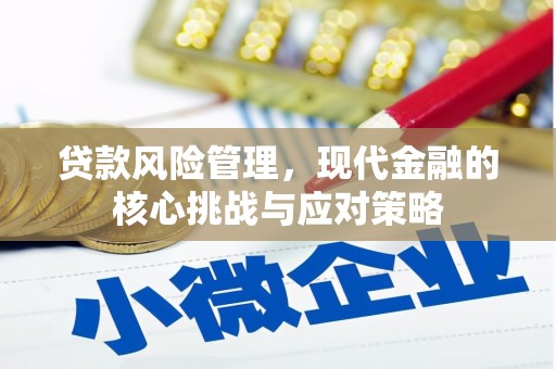 华安贷款风险管理，现代金融的核心挑战与应对策略